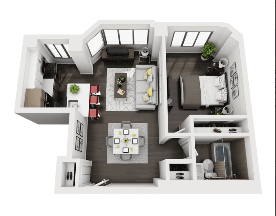The Heritage — 1 Bedroom